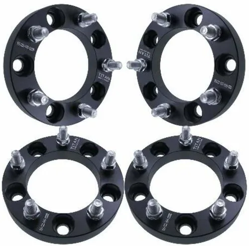 Miniatura 8 de Espaciadores de rueda de 2 pulgadas, 5 x 5.5 pulgadas, se adapta a Dodge 1500 Ford se adapta a F-100 Bronco, compatible con Jeep CJ de 2 pulgadas, 5