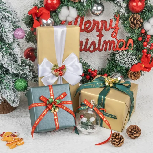 Miniatura 7 de NESCCI Papel de regalo mate, papel de brillo perlado de color sólido, 3 rollos, 17 pulgadas x 32.8 pies por rollo. Papel de regalo perfecto