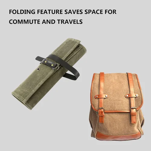Miniatura 5 de Bolsa enrollable para cuchillos de chef, 9 bolsillos, funda de lona para cuchillos, cartera para cuchillos, protectores para cuchillos de chef