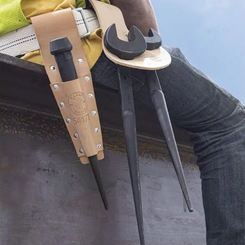 Miniatura 6 de KLEIN TOOLS 3213TT - Llave de construcción con agujero de sujeción, fabricada en Estados Unidos, apertura nominal de 1-7/16 pulgadas, perno de 7/8