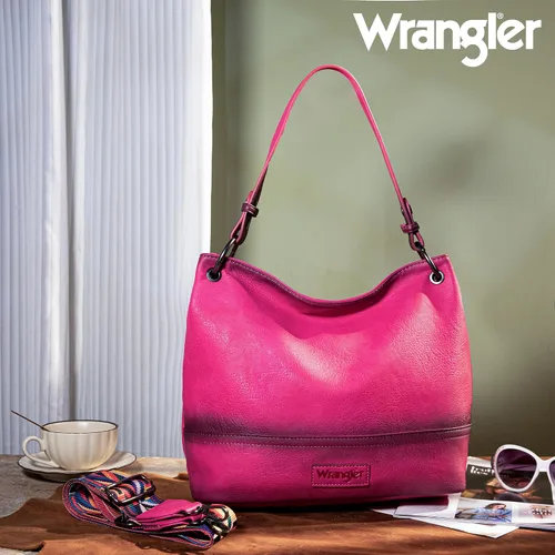 Miniatura 91 de Wrangler Hobo - Bolsas para mujer de cuero vegano con asa superior, bolsos de hombro y bolsos