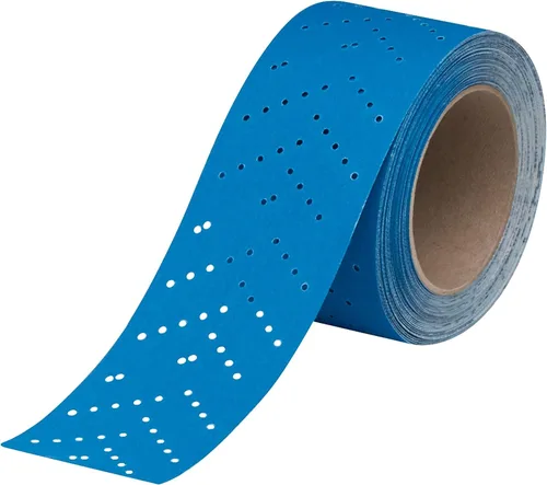 Miniatura 38 de 3M 3M-36142 Hookit disco abrasivo azul multi-agujero, 3" 80 Grado