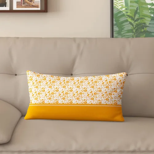 Miniatura 20 de Funda de almohada decorativa para sofá de sala de estar, patrón impreso de doble cara, funda de cojín naranja geométrica abstracta estilo nórdico