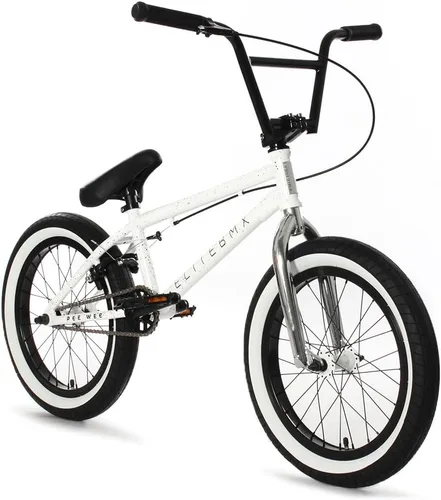 Miniatura 4 de Bicicleta Elite BMX de 18", 20" y 26" Modelo Freestyle Bike – 3 piezas manivela Blanco