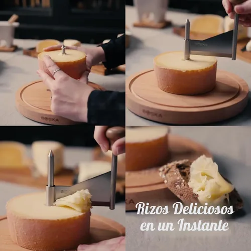Miniatura 6 de BOSKA Rallador de queso Amigo - El original con garantía de 10 años - Rueda de queso para i.a. Tete de Moine, Girolle & Chocolate - Rallador