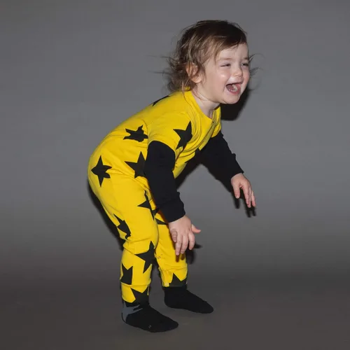 Miniatura 6 de Mono de algodón unisex para bebé, diseño de estrella, para niñas y niños