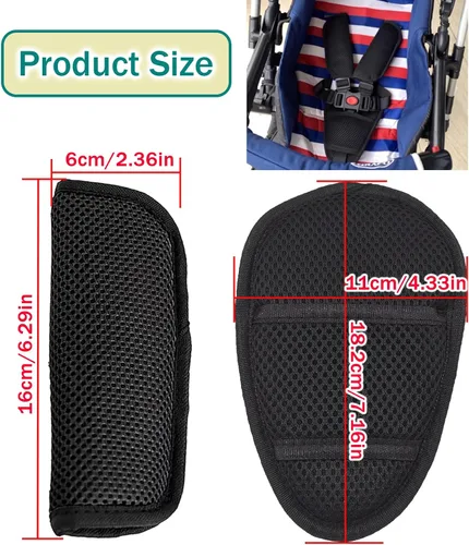 Miniatura 2 de Universal 5 Point High Chairs Safety Harness Strap Belt,Adjustable Harness Seatbelt Straps