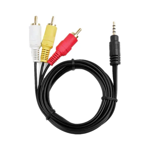 Miniatura 2 de MaxLLTo Cable de 0.138 in a RCA AV Out A/V TV Cable para Ematic 7" 9" 10" 11" 12" 14" Reproductores de DVD portátiles que tienen un conector