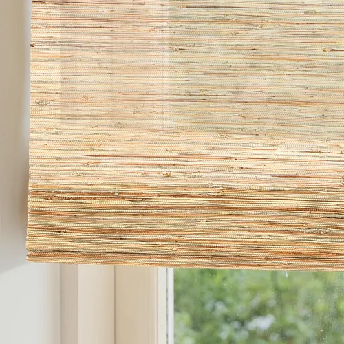 Miniatura 14 de Persianas Romanas de Bambú Inalámbricas, Persianas para Ventanas, Persianas de Madera Tejida Personalizadas para Ventanas Interiores, Puertas