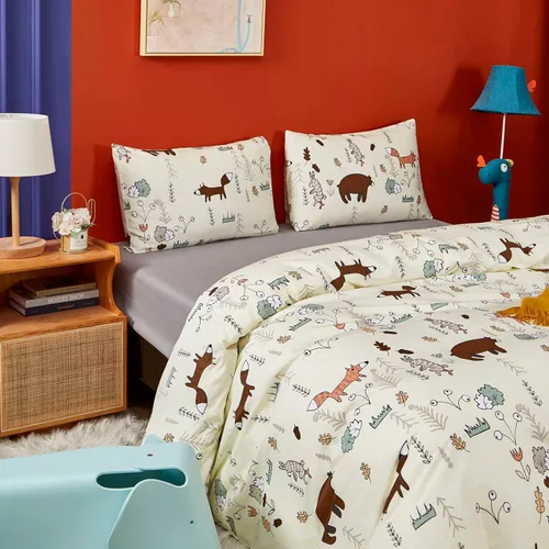 Miniatura 187 de CLOTHKNOW - Juego de edredón verde militar tamaño completo de 3 piezas, juego de ropa de cama verde oscuro, edredón suave con 2 fundas de almohada