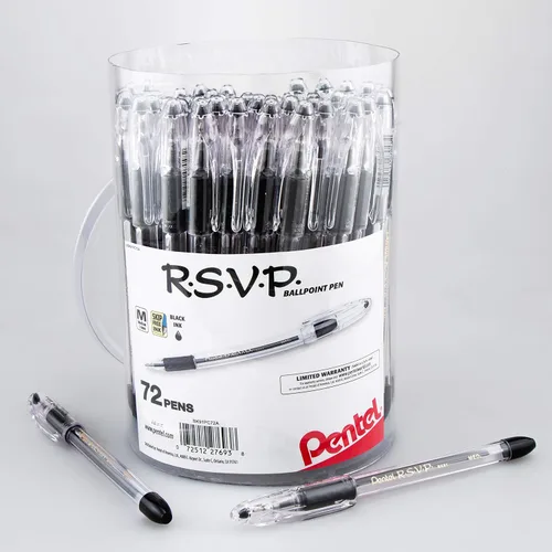 Miniatura 11 de Pentel - Bolígrafo RSVP, Negro
