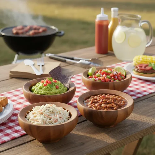 Miniatura 3 de Nambe Yaro Individual tazón para ensalada, Conjunto de 4