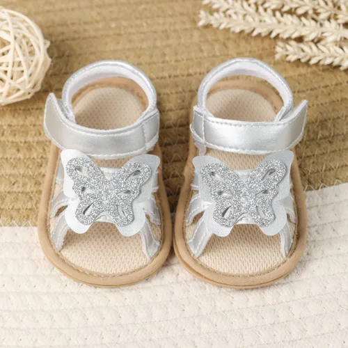 Miniatura 5 de Oamico Sandalias para bebé niña, suela de goma antideslizante suave, sandalias casuales de playa para recién nacidos, con lazo, zapatos de verano