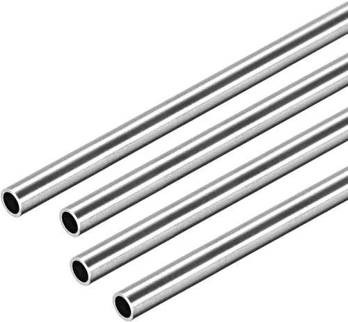 Miniatura 12 de uxcell Tubo redondo de acero inoxidable 304 0.079 in OD 0.012 in espesor de pared 9.843 in longitud tubo recto sin costura 4 piezas