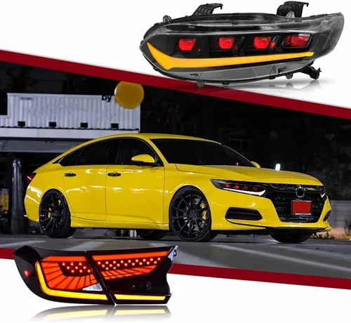 Miniatura 14 de T T-ABC Nuevas luces compatibles con Honda Accord 2018-2025, LX EX EXL Sport Touring Hybrid Faro delantero delantero de 10ª generación Accesorios