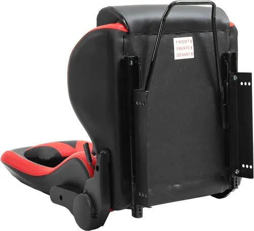 Miniatura 6 de Minneer Asiento de carreras de doble bloqueo, carga de 400 libras, ángulo ajustable, cómodo, transpirable, ergonómico, silla de juegos de vuelo