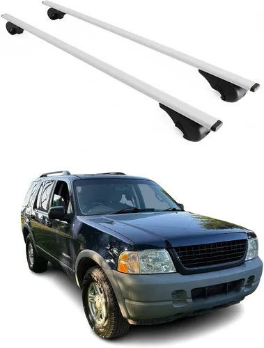 Miniatura 17 de OMAC Portaequipajes con cerradura para Ford Explorer Sport Trac 2001-10, antirrobo negro para viajes, kayak, canoa, surf, esquí, snowboard, camping