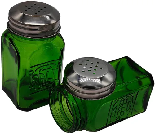 Kerixi Salero y pimentero vintage (verde, mediano)