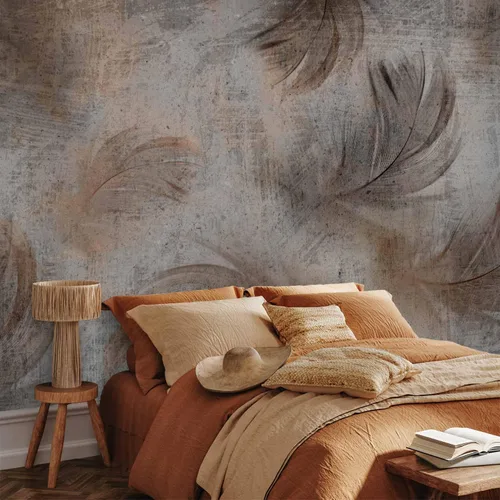 Miniatura 5 de artgeist Mural de pared de plumas de 98 x 69 pulgadas, tamaño XXL, no tejido, de forro polar, para decoración de pared, impresión fotográfica, #10