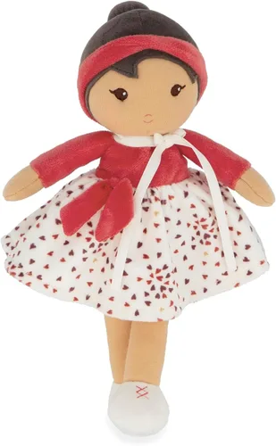 Kaloo - Muñeca Tendresse, Emilie, mediana - Abrazarse con juguetes de peluche - Materiales ultrasuaves - Cinta personalizable, lavable a máquina -