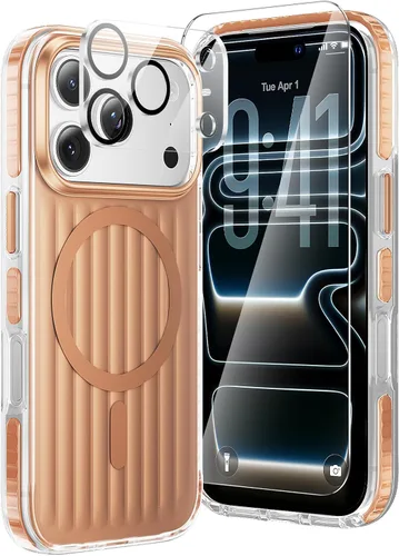 Miniatura 8 de Funda magnética diseñada para iPhone 11 Pro Max, [probada en caídas de grado militar] [compatible con MagSafe] Funda protectora delgada translúcida
