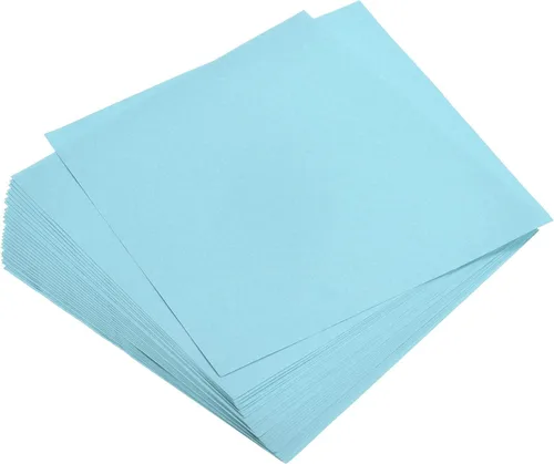 Miniatura 169 de MECCANIXITY 100 hojas de papel de origami de doble cara de 8 x 8 pulgadas (7.9 x 7.9 in), hoja cuadrada para proyectos de manualidades, Pasto verde