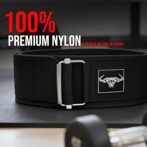 Miniatura 8 de IBRO Cinturón de Levantamiento de Pesas Premium con Cierre Rápido - Soporte para la Espalda para Powerlifting, Entrenamiento Cruzado y Culturismo