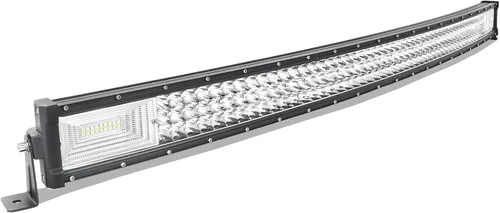 Willpower - Barra de luz LED curvada de 42 pulgadas 540 W de triple fila para Jeep Truck Car ATV SUV 4X4 4WD Camión conducción lámpara