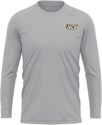 Miniatura 89 de Camisa deportiva de manga larga oficial de la NCAA Collegiate para hombre, con logotipo en el pecho izquierdo, colección Athletic Heather