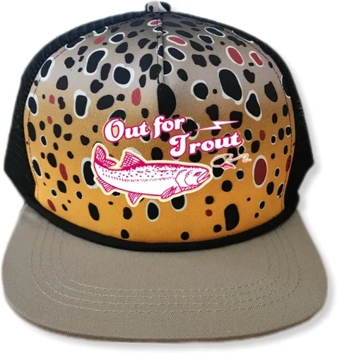 Miniatura 25 de ThatsRad Out for Trout Corduroy Snapback Sombrero Gorra Pesca con Mosca Pescador