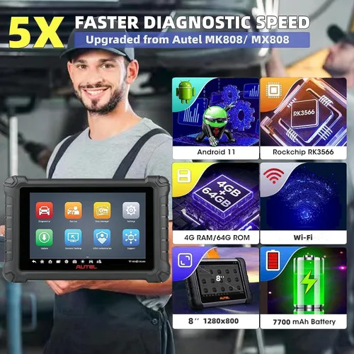 Miniatura 7 de Autel MaxiCheck MX900 incluye la función MV108S como MK900 MK900BT actualización de MX808 MK808S MD808 MS906 OBD2 escáner Herramienta de escaneo