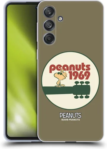 Miniatura 199 de Head Case Designs Funda de gel Woodstock 50th con licencia oficial de Peanuts Snoopy Guitar 1969 [protección de grado militar] compatible