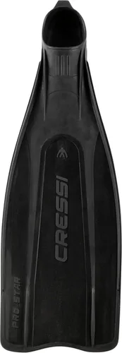 Miniatura 3 de Cressi Aletas de buceo con bolsillo para pies completos para adultos, Pro Star: fabricadas en Italia Negro