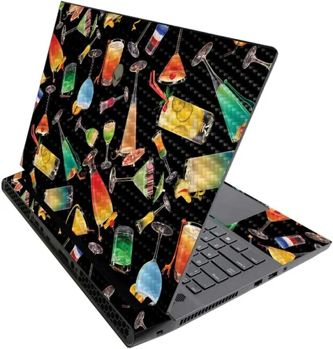 Miniatura 108 de MightySkins - Skin brillante con purpurina para Alienware M17 R3 (2020) y M17 R4 (2021) - Diversión de los años 90 Acabado duradero con purpurina