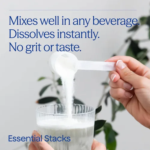Miniatura 4 de Essential Stacks Polvo de L-glutamina Gut - Fabricado exclusivamente en Estados Unidos - Polvo de glutamina pura L para la salud intestinal