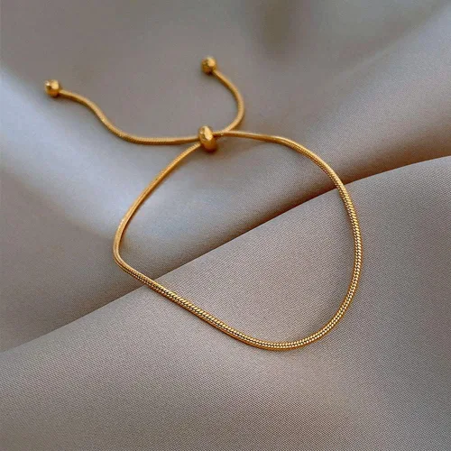 Miniatura 3 de MIFYNN Tobilleras para mujer, impermeables, ajustables, de acero inoxidable, pulsera de tobillo para mujer, estilo vintage, moderna, simple