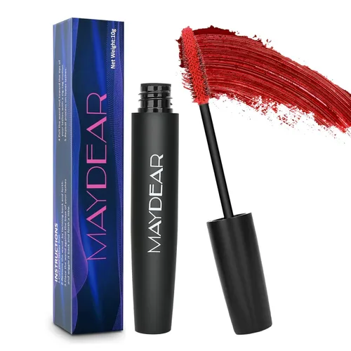 Miniatura 7 de Maydear - Máscara impermeable de larga duración, verde oscuro, a prueba de manchas para maquillaje de ojos de mujer
