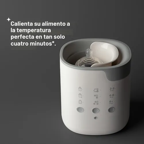 Miniatura 4 de Tommee Tippee Calentador de biberones y alimentos, calienta la leche materna, fórmula, frascos y bolsas a la temperatura corporal en minutos