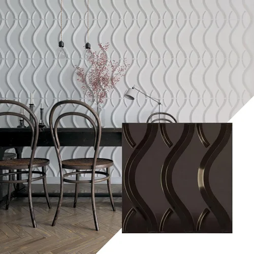 Miniatura 13 de Ekena Millwork WP20X20NXWH 19 5/8 pulgadas de ancho x 19 5/8 pulgadas de alto Nexus EnduraWall Decorativo 3D Panel de Pared Cubre 2.67 pies cuadrados
