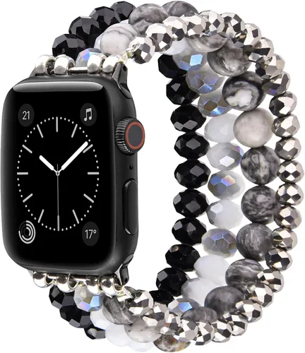Miniatura 8 de CAGOS Bracelet Beaded Compatible with Apple Watch Band Series 11/10/9/8/7/6/5/4/3/2/1 SE 38mm 40mm 41mm 42mm 44mm 45mm 46mm, Cute Handmade Fashion