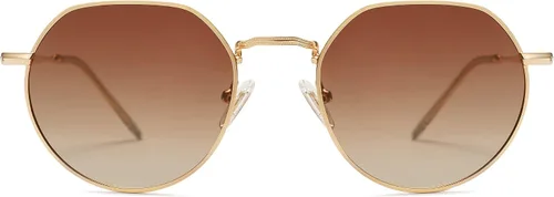Miniatura 33 de SOJOS Gafas de sol polarizadas redondas de polígono para mujeres y hombres, retro, clásicas, vintage, Panto octogonales, SJ1157