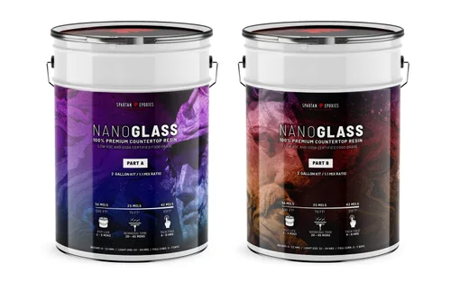 Miniatura 6 de NanoGlass - Resina epoxi de barra y mesa fabricada en Estados Unidos. 100% transparente y autonivelante. Certificado USDA apto para alimentos