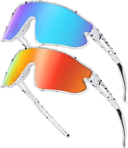 Miniatura 46 de Lentes de sol para niños, lentes de sol de béisbol juveniles, polarizados, deportivos, ciclismo, para niños y niñas, marco ligero