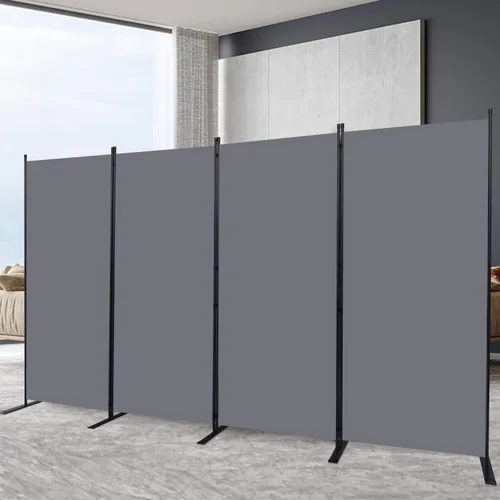 Miniatura 19 de Divisor de habitación portátil de 6 pies y pantallas de privacidad plegables, divisor de tela de 102 pulgadas de ancho para separación