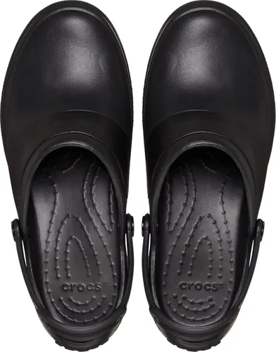 Miniatura 4 de Crocs Mercy Work Clog - Zapatos de trabajo, enfermería, cocina, negro, 7