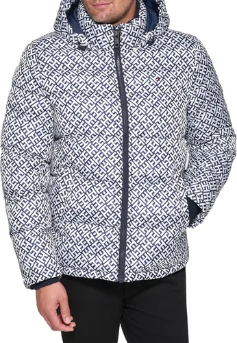 Miniatura 17 de Tommy Hilfiger - Chaqueta acolchada con capucha de relleno alternativo para hombre (tallas estándar y para personas grandes y altas)