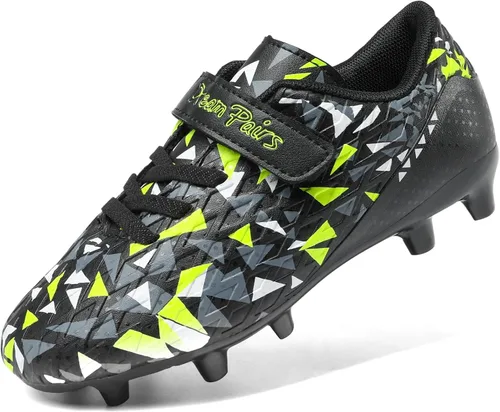 DREAM PAIRS Zapatos de fútbol para niños y niñas, zapatos de fútbol para niños pequeños y grandes