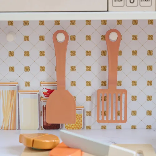 Miniatura 12 de Teamson Kids Cocina de madera para niños pequeños con accesorios, juego de cocina de simulación para niños a partir de 3 años, juego de cocina