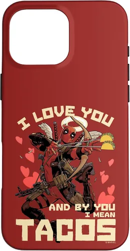 Miniatura 41 de Marvel Deadpool I Love You and by You I Mean Tacos - Carcasa para iPhone 17