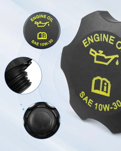 Miniatura 6 de Tapa de llenado de aceite Tapa de llenado de aceite del motor Compatible con Jeep Wrangler Grand Cherokee Liberty, Compatible
